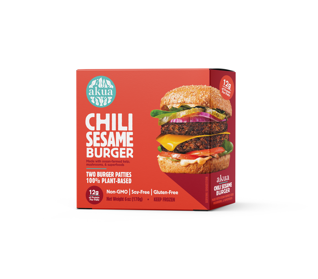 Kelp Burger Chili Sesame Retail Case - 6-2pk