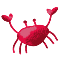 an illustration of a crab